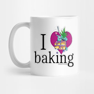 I Heart Baking (Space Cake Version) Mug